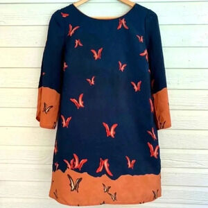 Forever21 Butterfly Printed Dress